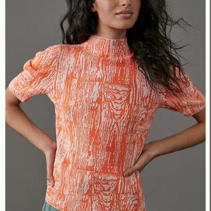 Anthropologie Maeve Bosca Sweater Tee